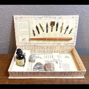 Calligraphy Set Never Used From Cavallini & Co.